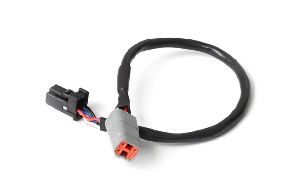 Haltech CAN Adaptor Cable DTM-4 Female Receptacle/Socket to 8 pin Black Tyco