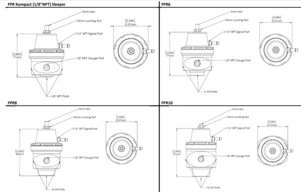 Turbosmart - FPR8 Fuel Pressure Regulator (-8AN) - Image 5