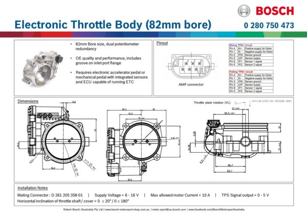 Bosch Electronic Throttle Body 82mm - Image 6