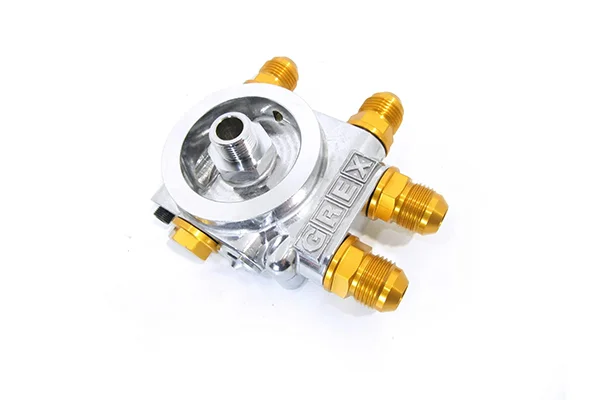 GReddy Cooler Block - Universal Oil Filter Relocation Cooler Block (Type I) AN10  for 3/4x16UNF Filter