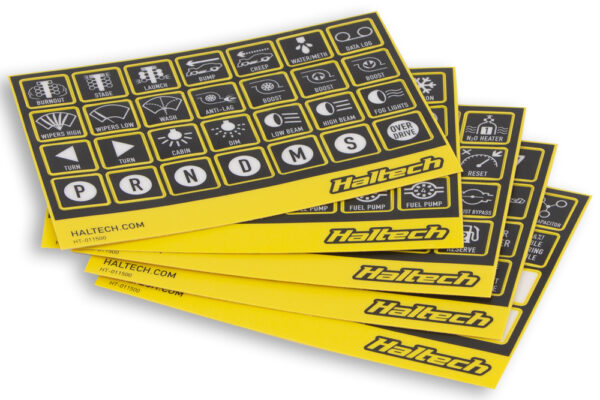 Haltech Keypad Labels