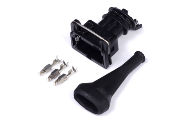 Bosch - Haltech 3 Pin Junior Timer Female Connector (Plug and Pins Only)